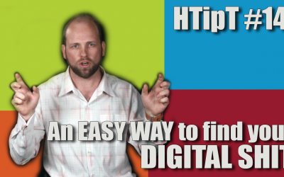 An easy way to find your digital shit