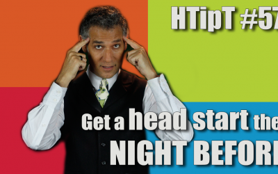 Get a head start the night before