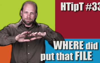 Where did I put that file