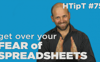 Get over your fear of spreadsheets