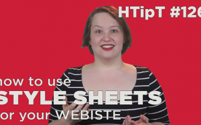 How to use style sheets for your website