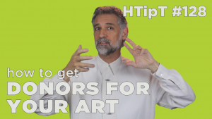 How to get donors for your art